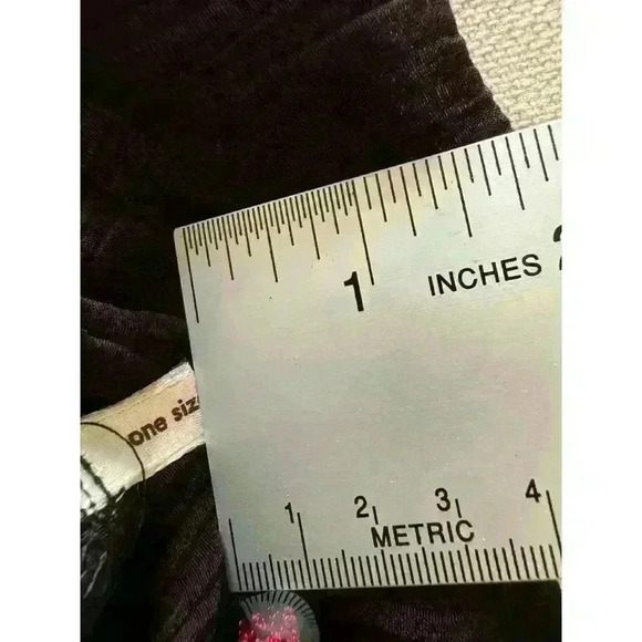 Su Zen Women’s Tunic Top 100% Rayon Dark Plum One size Beautiful Drape Fit - Picture 7 of 11